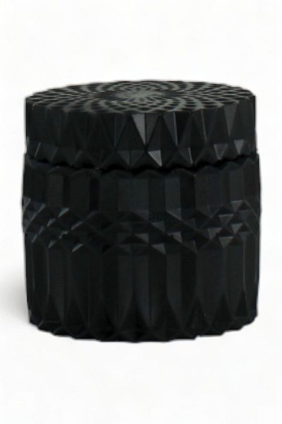 Evene Black Dragee Sugar Bowl - Model 13 with Lid