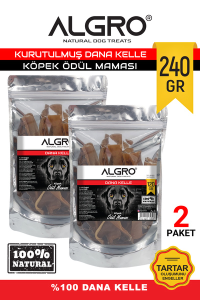 %100 Dana Kelle Çiğneme Ödül Maması 120 gr X 2 Paket