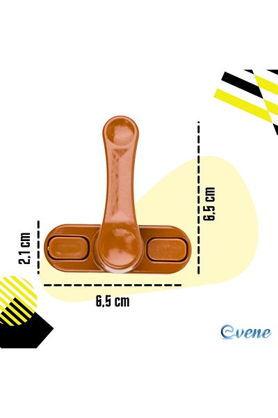 Pandogo Window Lock 10 Pieces Pull Door and Window Safety Device Security Product Lock Light Coffee