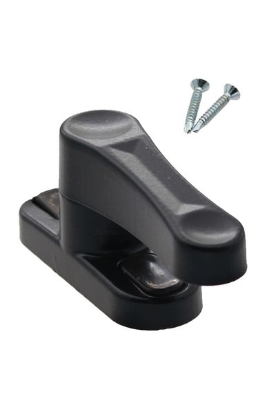 Pandogo Window Lock 3 Pieces Pullable Door and Window Safety Apparatus Safety Product Lock Black