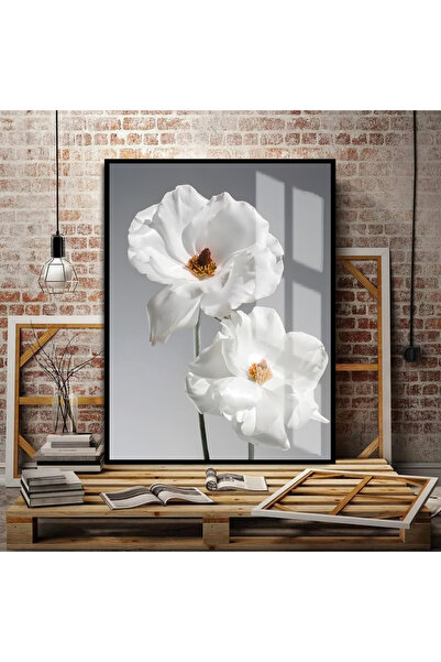 Harikabirev HARİKABİREV | FLORI GRI ANTRACIT PENTRUP | TABLA DE STICLA TEMPLA...