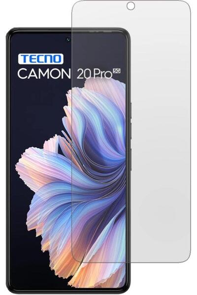 Ecr Mobile Tecno Camon 20/20 Pro Ile Uyumlu Şeffaf Esnek Nano Cam Ekran Koruyucu