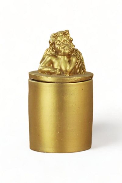 Evene Gold Color Sugar Bowl with Lid Model 20