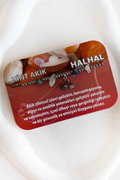 TAKIŞTIR Karışık Renk Doğal Taşlı Halhal