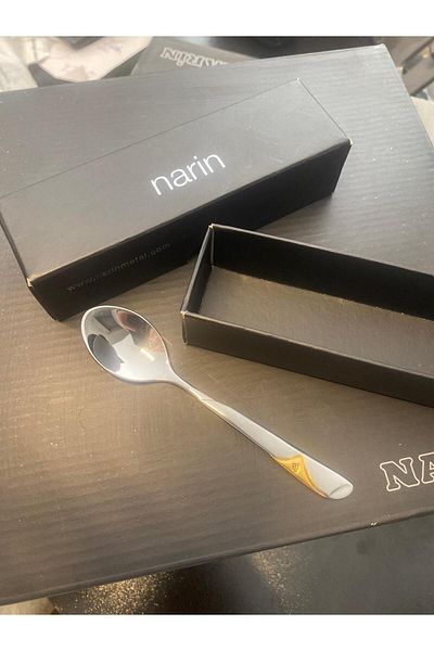 İkram Dünyası Shawl Tea Spoon Decorated