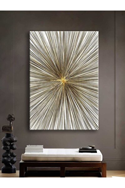 Voovart Abstract Art Dekoratif Kanvas Tablo - VOOV2532