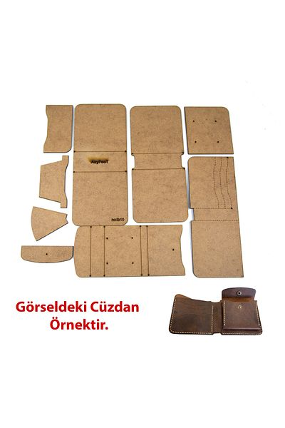 AiryFooT DIY Wallet Mold, Leather Hobby 9 Piece Mold, İb15