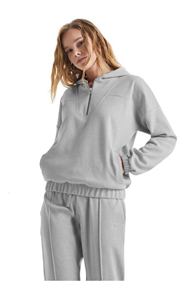Blackspade Pantaloni de sport cu glugă, gri Melange, pentru femei C6T0N3O22