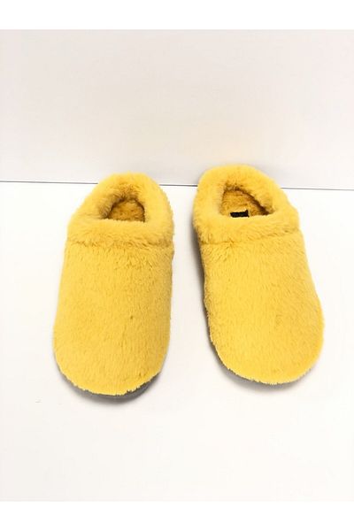GEZER PLUSH POLAR COLORED WASHABLE ORTHOPEDIC HOME SLIPPERS