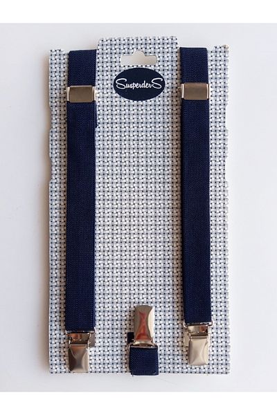 SuspenderS Navy Blue Trouser Strap Belt Girl Boy Special Day Birthday Slopette