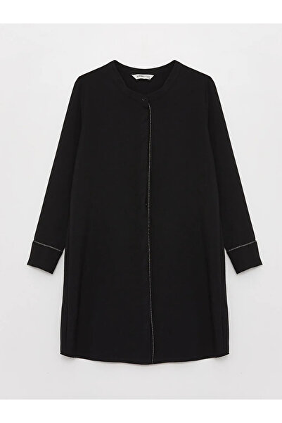 LC Waikiki Tunica LCW Grace cu guler cu mânecă lungă, solidă, pentru femei