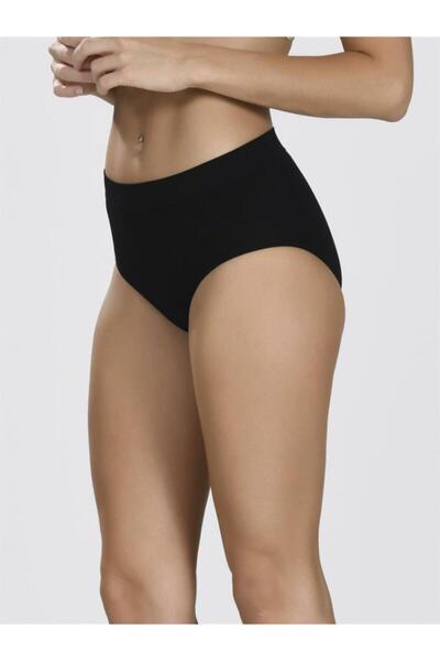 bejamonti Chiloți negri, flexibili, fără sudură, pentru femei