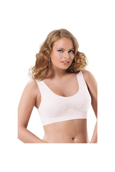 bejamonti Women's White Seamless Covered Bustier