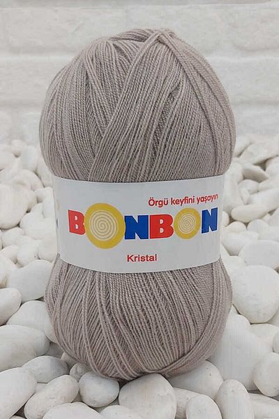 BONBON Συσκευασία με 5 Κλωστές Κρυστάλλινης Ίνας Ροζ Γκρι - 98330