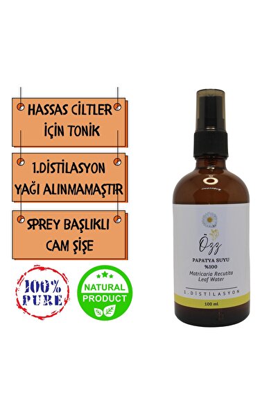 Ozz Papatya Suyu %100 Doğal 1.distilasyon