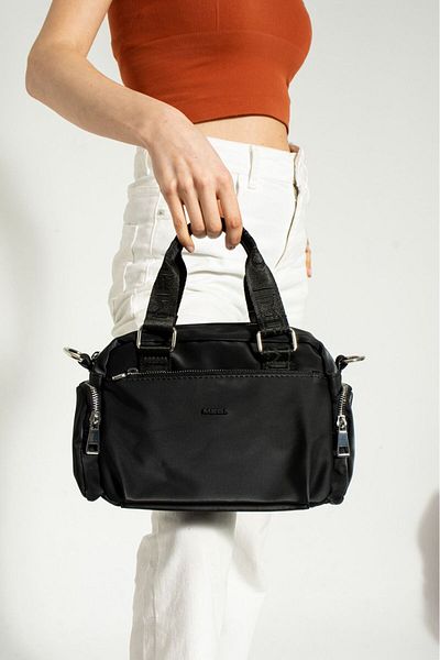 MEGA ÇANTA Geantă de umăr și crossbody cu 2 curele din satin pentru femei 526