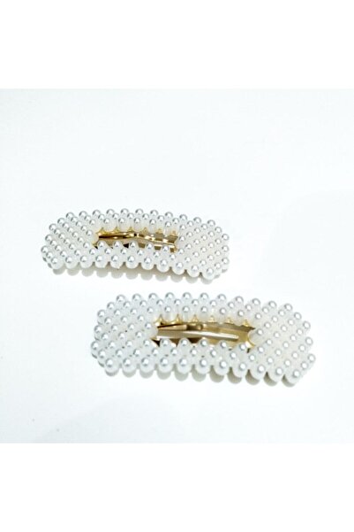 Star Side Buckle with Pearls 2 Pieces