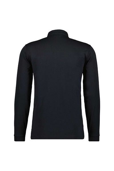 Ragman Herren Langarm-Poloshirt - Soft Knit Polo Knopf Langarm, Baumwollmischung, Knopfleiste, Easy