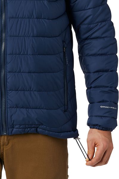 Columbia Men's Navy Blue Powder Lite Coat Wo1111-467