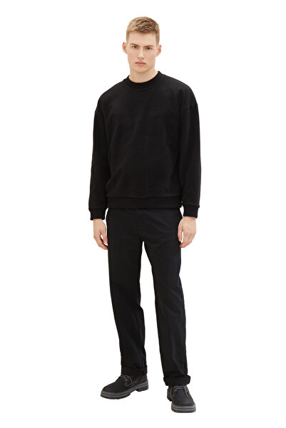 Tom Tailor Denim Ανδρικό φούτερ Μαύρο