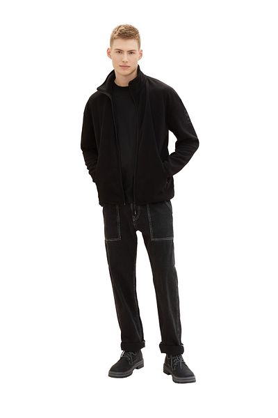 Tom Tailor Denim Ανδρικό φούτερ Μαύρο