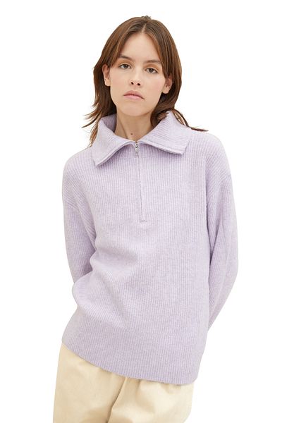 Tom Tailor Denim Női/lányos pulóver puha levendula melange