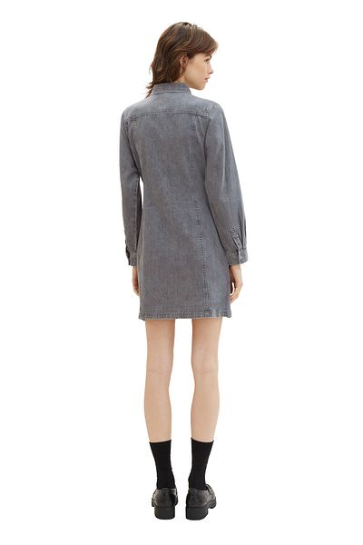 Tom Tailor Denim Dámské / dívčí šaty z středně šedé džínoviny