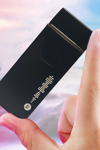 tusah Şarjlı Spotify Kodlu Baskılı Çakmak