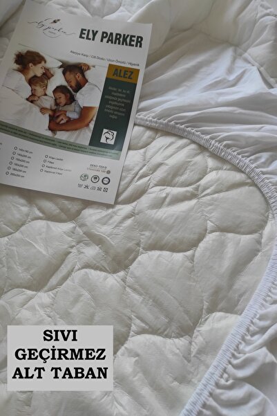 ELY PARKER 3 Piece Liquid-Proof Elastic Sheet and Pillow Mattress Set - 100% Cotton Quilted