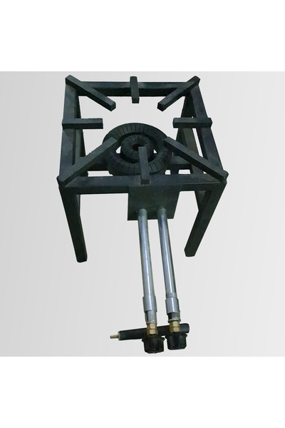 Yerli Profil Dört Ayaklı Döküm Ocak Takım Sahra Çift Yanış Tüplü