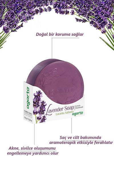 Agarta Lavender Soap Natural 150 gr