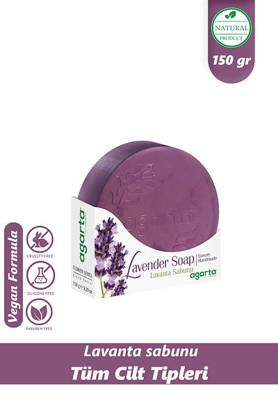 Agarta Lavender Soap Natural 150 gr