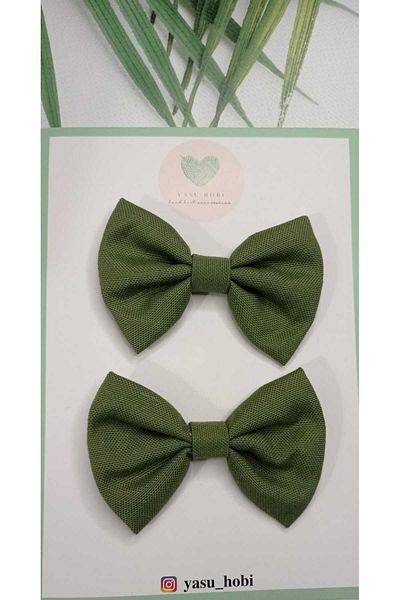 YS Yasu_hobi Khaki Green Bow Buckle