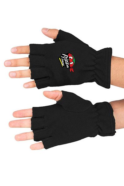 Leng Butik Γάντια Pizza Time Winter Fleece Cutout