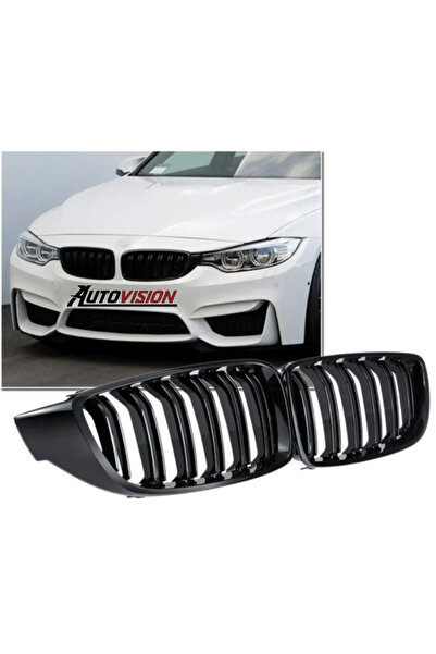 autovision Bmw F32 Ön Panjur Böbrek Model Piano Black 4 Serisi Uyumlu