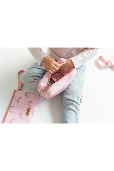 saro Waterproof Pencil Case Rainbow