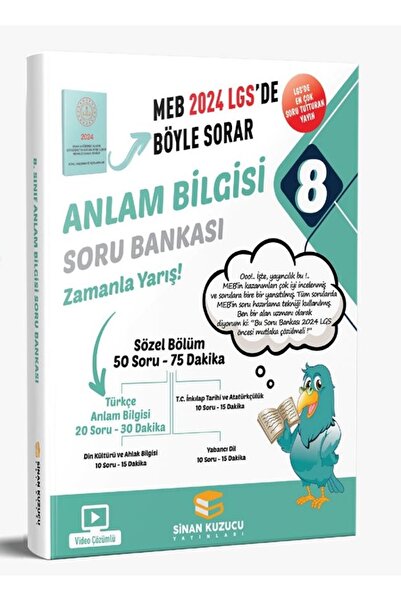 SİNAN KUZUCU YAYINLARI 2026 Sinan Kuzucu Meb Böyle Sorar 2026 Lgs Paragraf An...