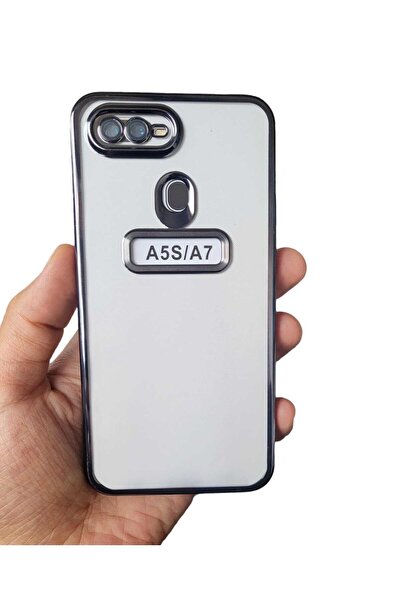 BilişimGo Technology Oppo A5s / Ax7 Kamera Lens Korumalı Kenarları Renkli Ark...