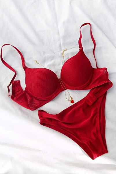 OMODAM Dameon Aria Patterned Padded Bra Set