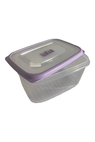 Gondol Storage Container Plastic, Lilac Click Lid 1.7 Liter