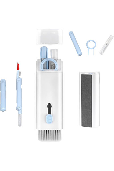 Microcase 7in1 Elektronik Cihaz Klavye Temizleme Fırça Seti Telefon Tablet Ku...