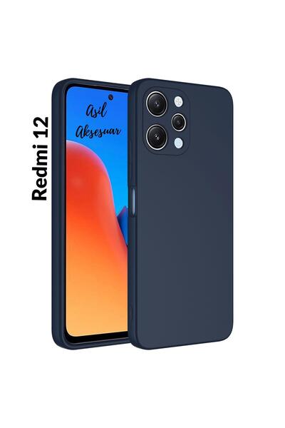AQUA AKSESUAR Xiaomi Redmi 12 Uyumlu Soft Renkli Yumuşak Tasarım Kamera Korum...