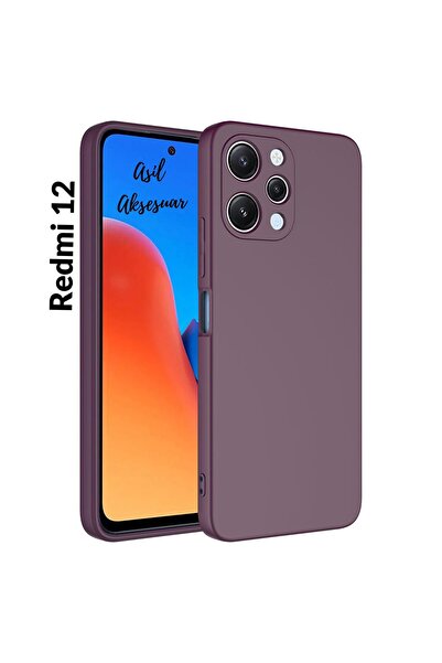 AQUA AKSESUAR Xiaomi Redmi 12 Uyumlu Soft Renkli Yumuşak Tasarım Kamera Korum...