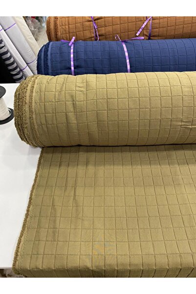 Yaren Ülker Kapitone Çift En Kumaş Haki Renk