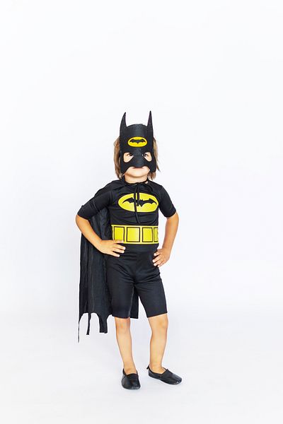 Batman Summer Bat Man Children's Caped and Masked Home Garden Type Costume