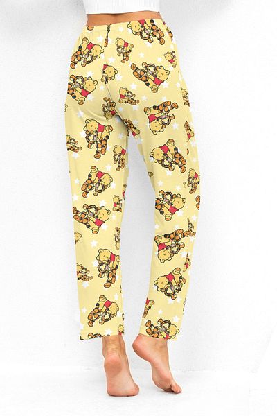 PEMBİŞ HOMEWEAR Albedo Single Bottom Trousers Trend Winnie The Pooh Printed Pajama Set