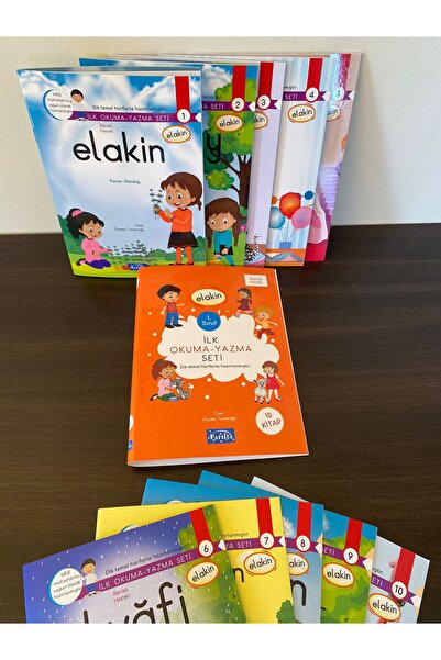 Parıltı Yayınları Parıltı Elakin seti 10 kitap ve ilk okuma yazma kitabı