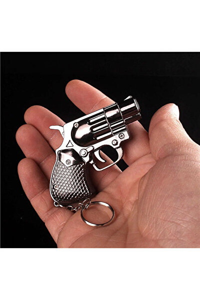 PALACE Mini Tabanca Görünümlü Yeni Nesil Anahtarlıklı Rüzgar Geçirmez Metal G...