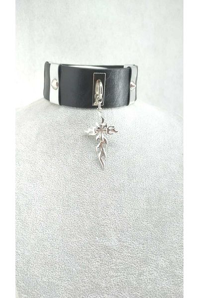 Fugusugu Mirrorflame Cross Choker