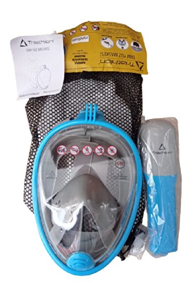 Triathlon FULLFACE Tam Yüz Yüzücü Maske Şnorkel